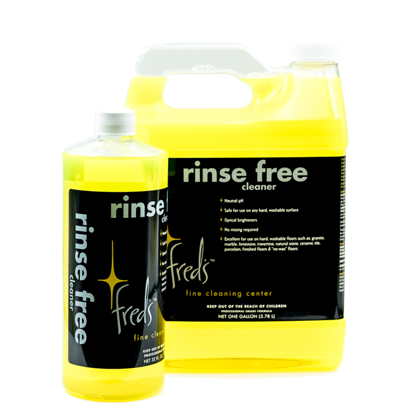 Fred's Rinse Free Cleaner Freds Fine Cleaning Center