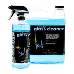 Fred's Five Star Glass Cleaner gallon refill with spray bottle